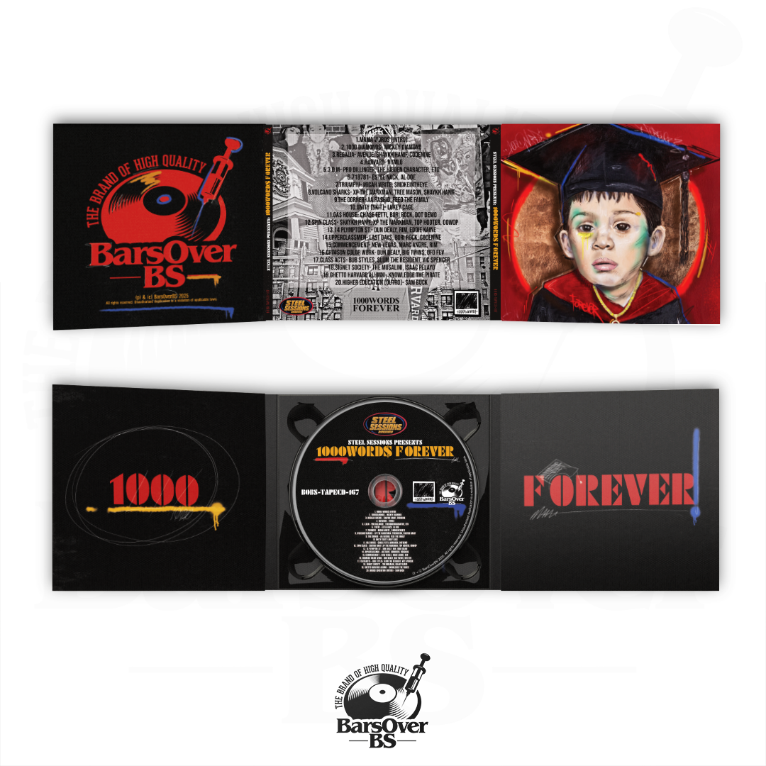 1000 Words - 1000 Word$ Forever (Digpak CD With Obi Strip) (Feat. Mickey Diamond, Estee Nack, Eto, FTF & More!) (Glass Mastered CD) (ONLY 10)