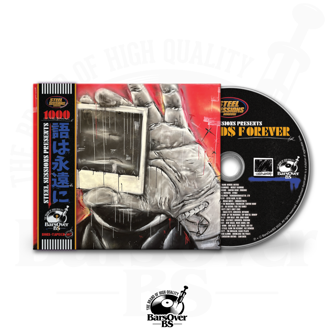 1000 Words - 1000 Word$ Forever (Digpak CD With Obi Strip) (Alternate SquatDeadFace Edition) (Feat. Mickey Diamond, Estee Nack, Eto, FTF & More!) (Glass Mastered CD) (ONLY 10)