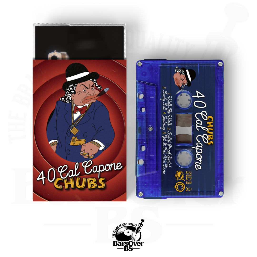 Chubs x Rob Viktum - 40 Cal Capone (Alternate Cartoon O-Card Cassette Tape) (30 Mins Only)