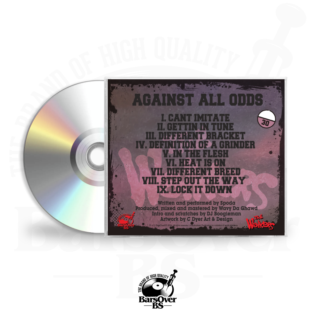 Spoda x Wavy Da Ghawd - Against All Odds (Jewel Case CD)