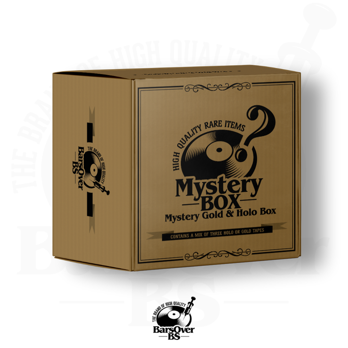 Gold Mystery Box (A Mix Of 3 Gold/Holographic Cassette Tapes) (LIMITED TO 2 BOXES PER PERSON)