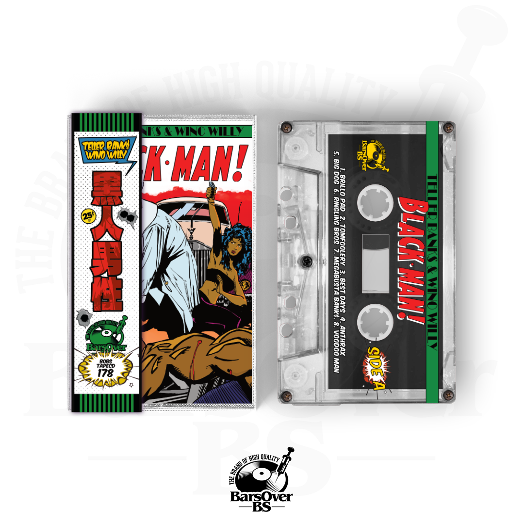 Teller Banks x Wino Willy - Black Man! (Cassette Tape With Obi Strip)