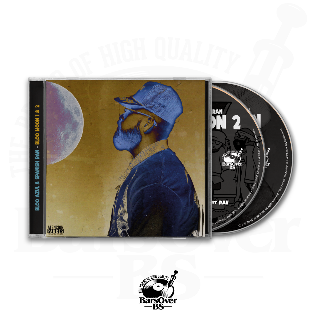 Bloo Azul x Spanish Ran - Blue Moon 2 + Blue Moon 1 (Double Disc Jewel Case CD)