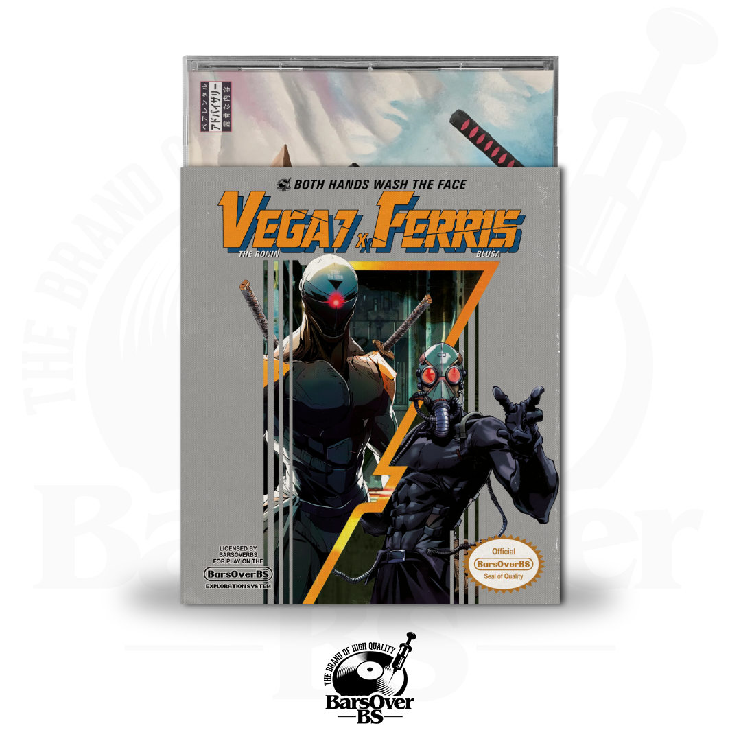 Vega7 The Ronin x Ferris Blusa - Both Hands Wash The Face (Metal Gear Solid O-Card CD)0