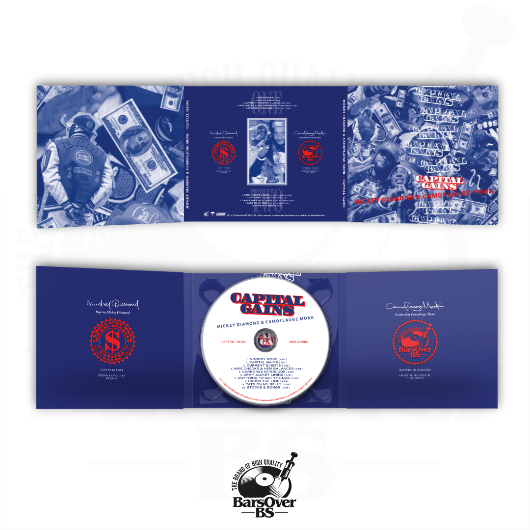 Mickey Diamond x Camoflauge Monk - Capital Gains Alt Cover (Digipak CD With Obi Strip)(ONE HOUR ONLY)