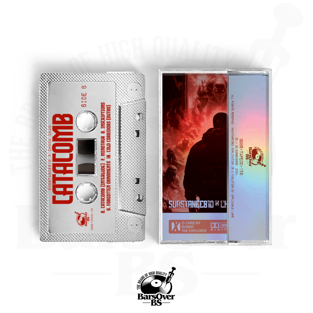 Substance810 x Chuck Chan - Catacomb (Holographic Video Game Cassette Tape) (ONLY 5)