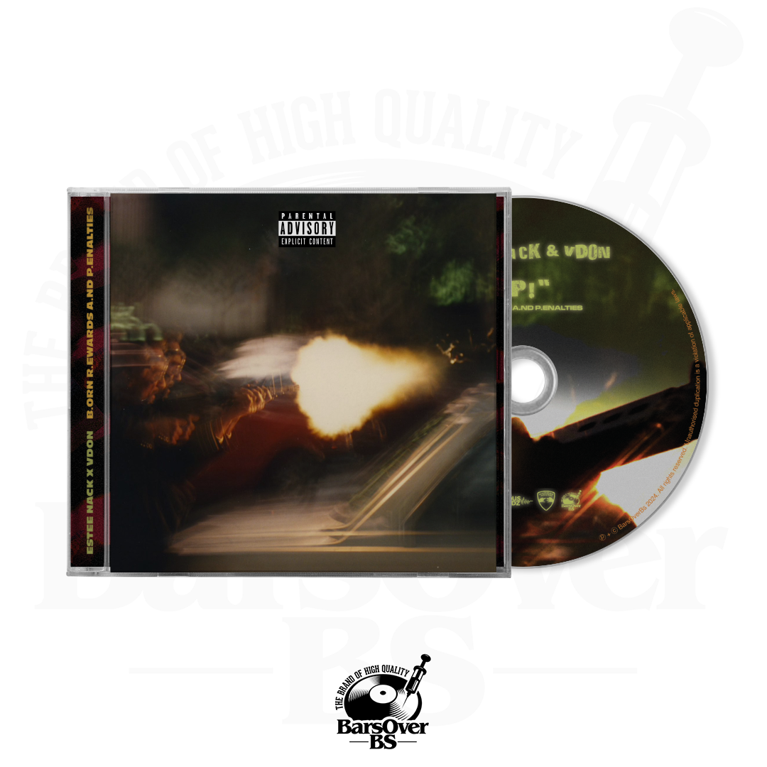 Estee Nack x V Don - BRAP (Jewel Case CD With Alt Artwork O-Card) (Glass Mastered CDs)