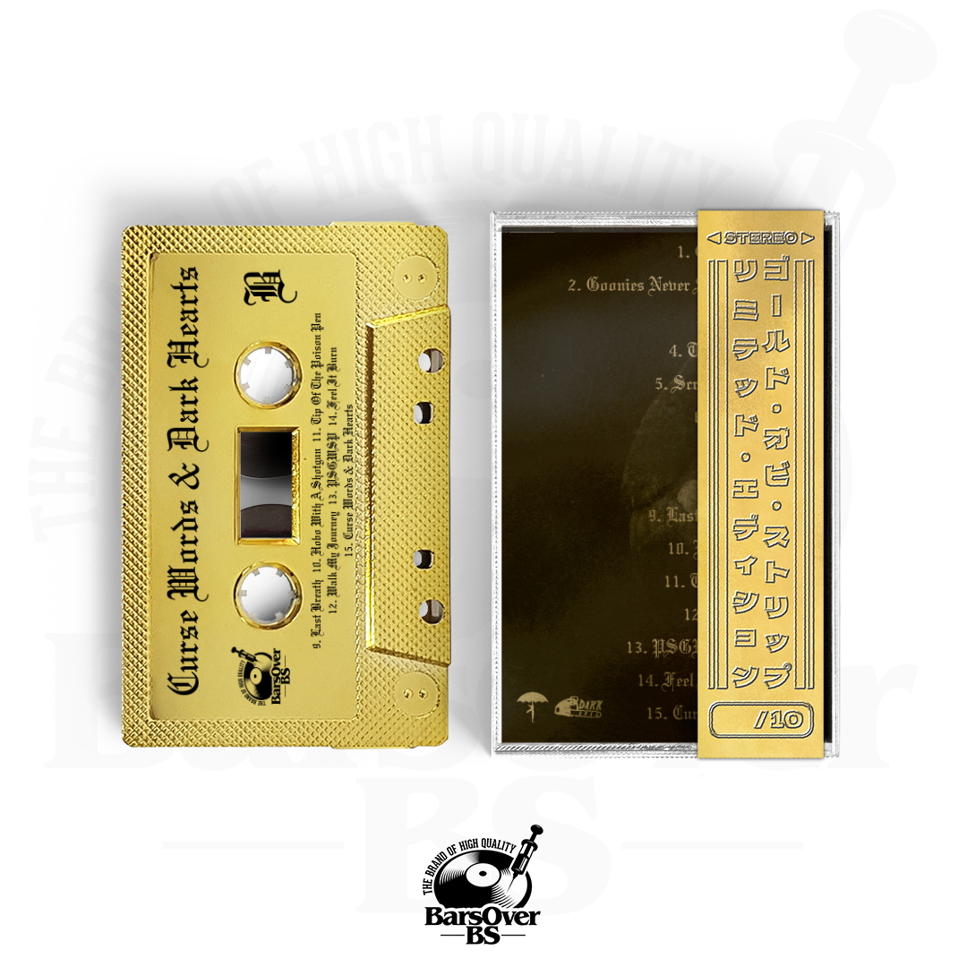 Words x Dark Arts - Curse Words & Dark Hearts (BarsOverBS Gold Tape) (ONE PER PERSON/HOUSEHOLD) (5 Exclusive Tracks Included)