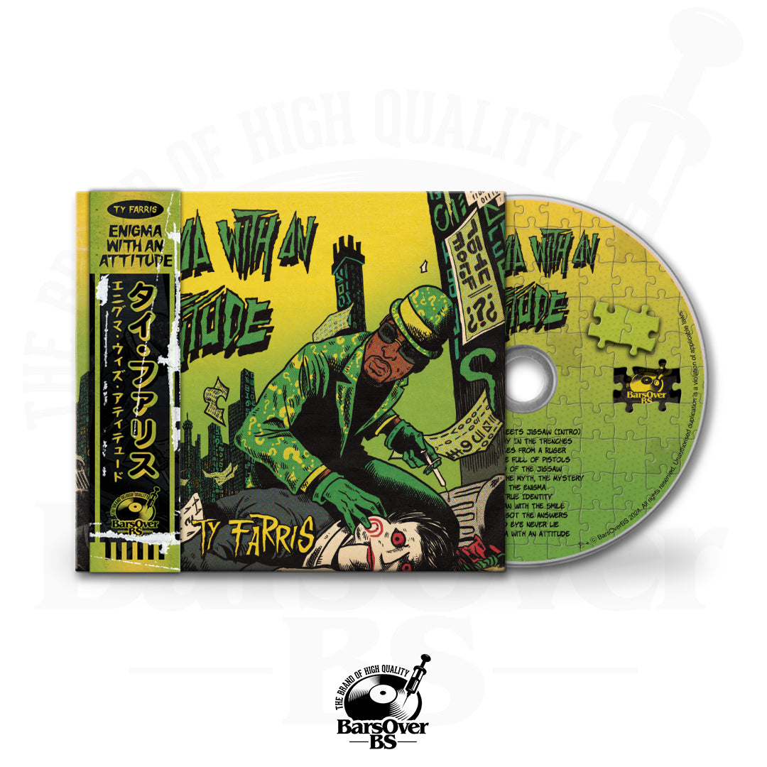 Ty Farris - Enigma With An Attitude (Digipak CD With Obi Strip + Trading Card) (Glass Mastered CD) (Read Details)