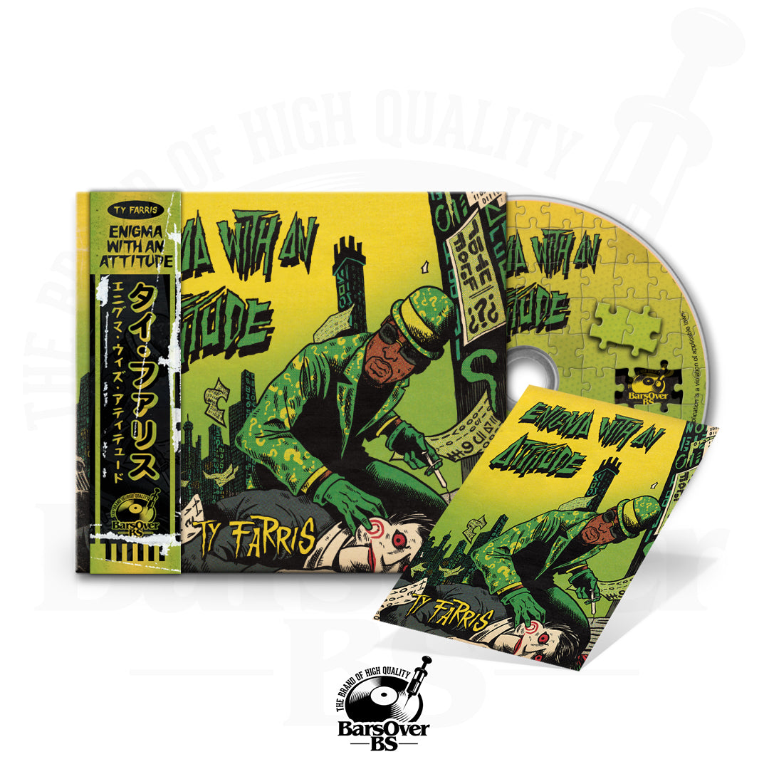 Ty Farris - Enigma With An Attitude (Digipak CD With Obi Strip + Trading Card) (Glass Mastered CD) (Read Details)