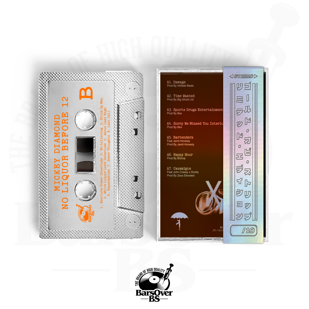 Mickey Diamond - No Liquor Before 12 (Retro Holographic Tape) (ONE PER PERSON/HOUSEHOLD)