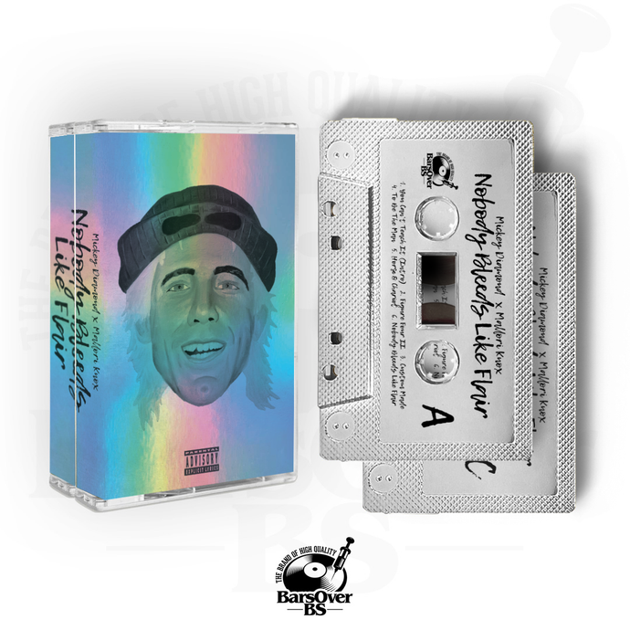 Mickey Diamond - Nobody Bleeds Like Flair (Retro Holo Double Cassette Tape) (ONE PER PERSON)