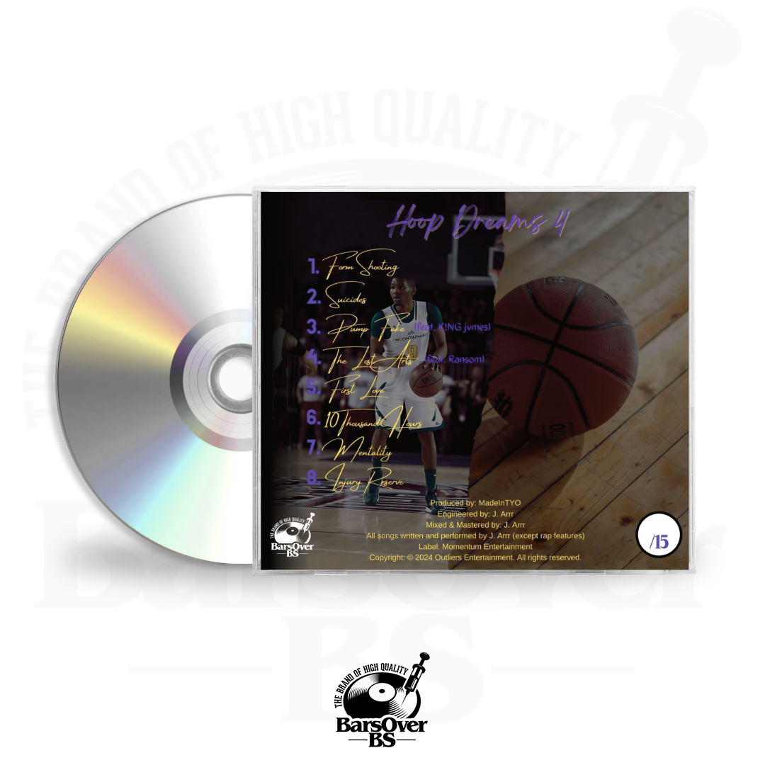 J. Arrr x MadeInTYO - Hoop Dreams 4 (Jewel Case CD)