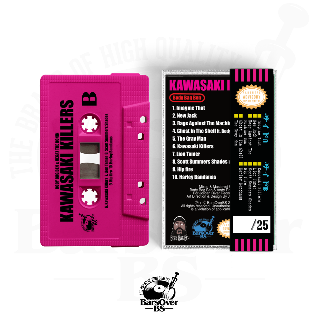 Vega7 The Ronin x Body Bag Ben - Kawasaki Killers (Cassette Tape With Obi Strip) (VERY LIMITED)