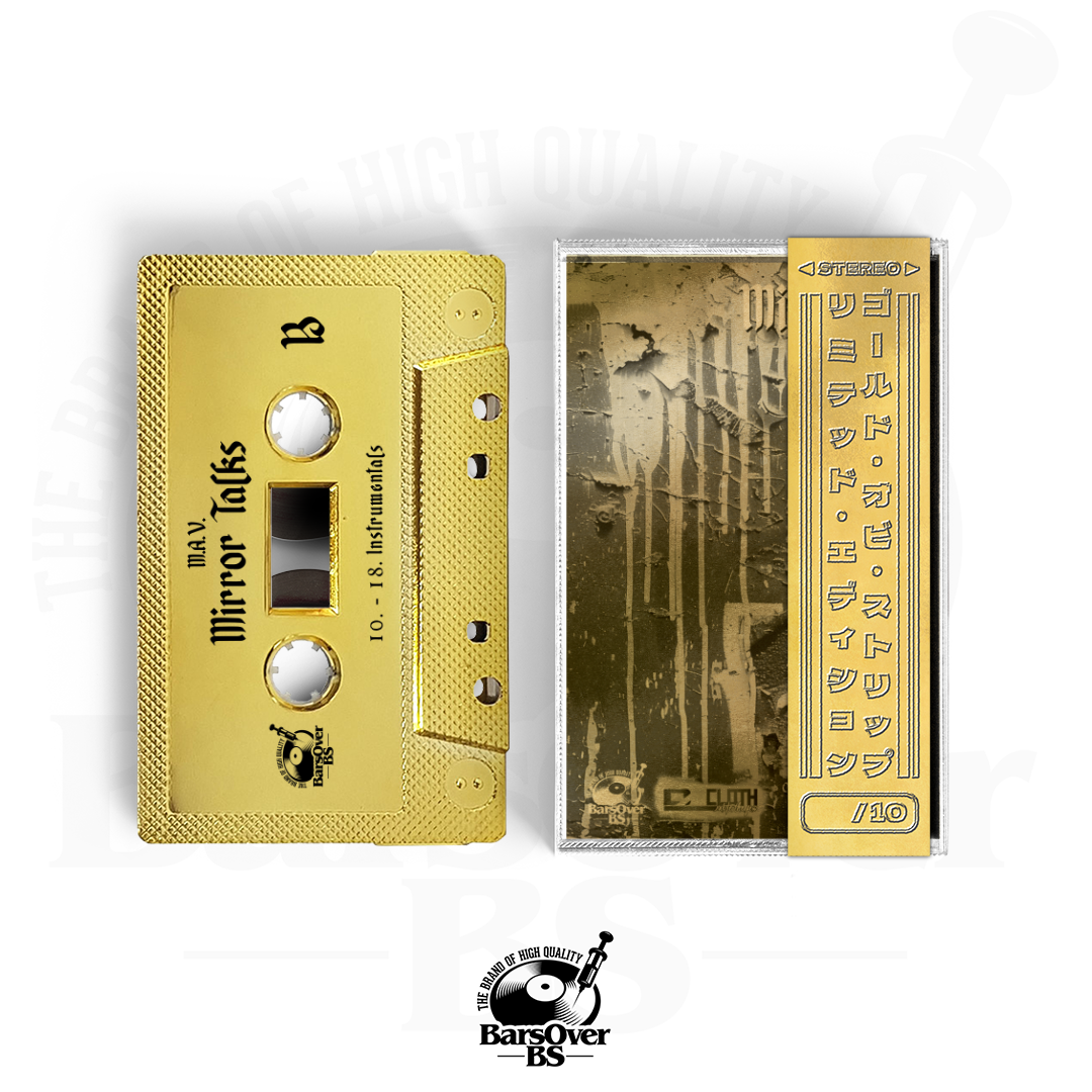 M.A.V x Damien - Mirror Talks (Gold BarsOverBS Cassette Tape)(ONE PER PERSON/HOUSEHOLD)