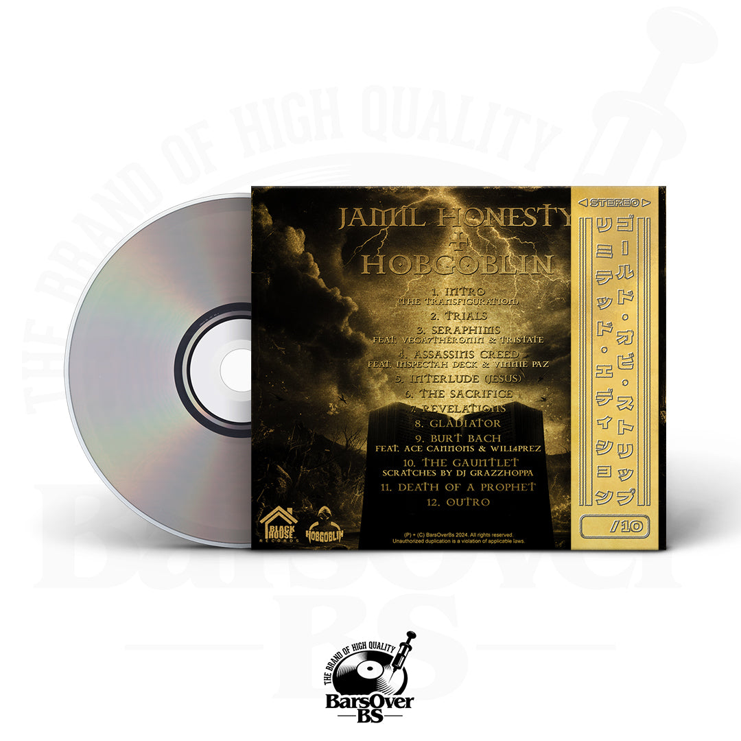 Jamil Honesty x Hobgoblin - Martyr Musik 3 (Gold Digpak CD) (ONE PER PERSON/HOUSEHOLD)