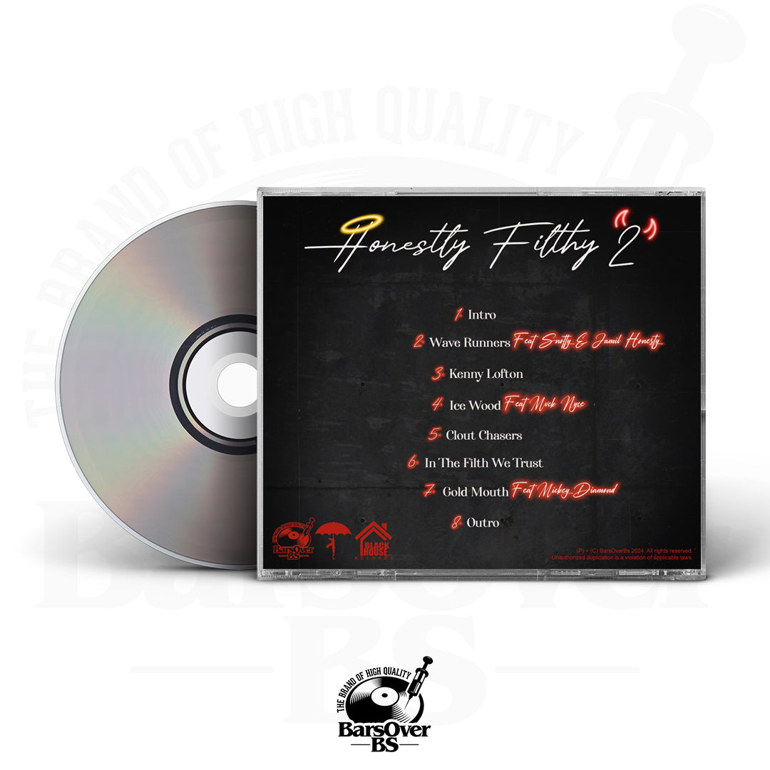 Big Trip x Jamil Honesty - Honestly Filthy 2 (Jewel Case CD's)