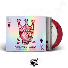 Eddie Kaine x Machacha - Crown Me Kaine (BarsOverBS Holographic Double Disc Jewel Case CD) (Glass Mastered CD) (Instrumentals Included)