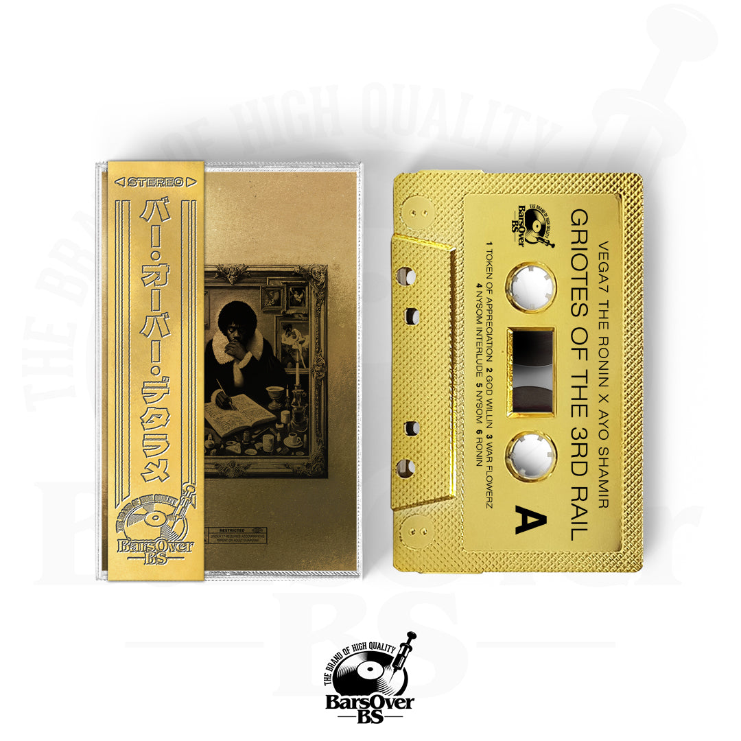 Vega7 The Ronin x Ayo Shamir - Griotes Of The 3rd Rail (Gold BarsOverBS Tape With Obi Strip) (ONE PER PERSON/HOUSEHOLD)