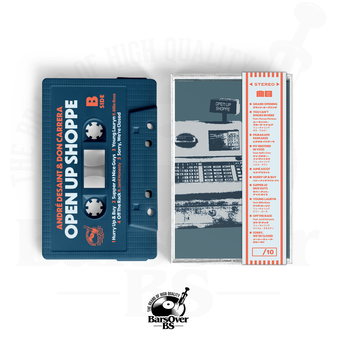 Andre DeSaint x Don Carrera - Open Up Shoppe (Cassette Tape With Obi Strip)