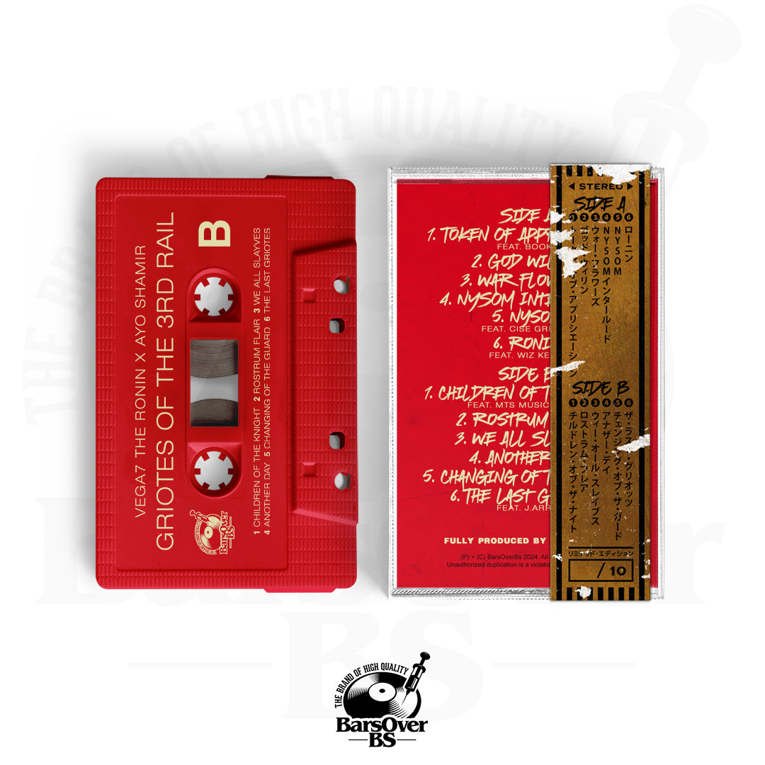 Vega7 The Ronin x Ayo Shamir - Griotes Of The 3rd Rail (Cassette Tape With Obi Strip) (VERY LIMITED)