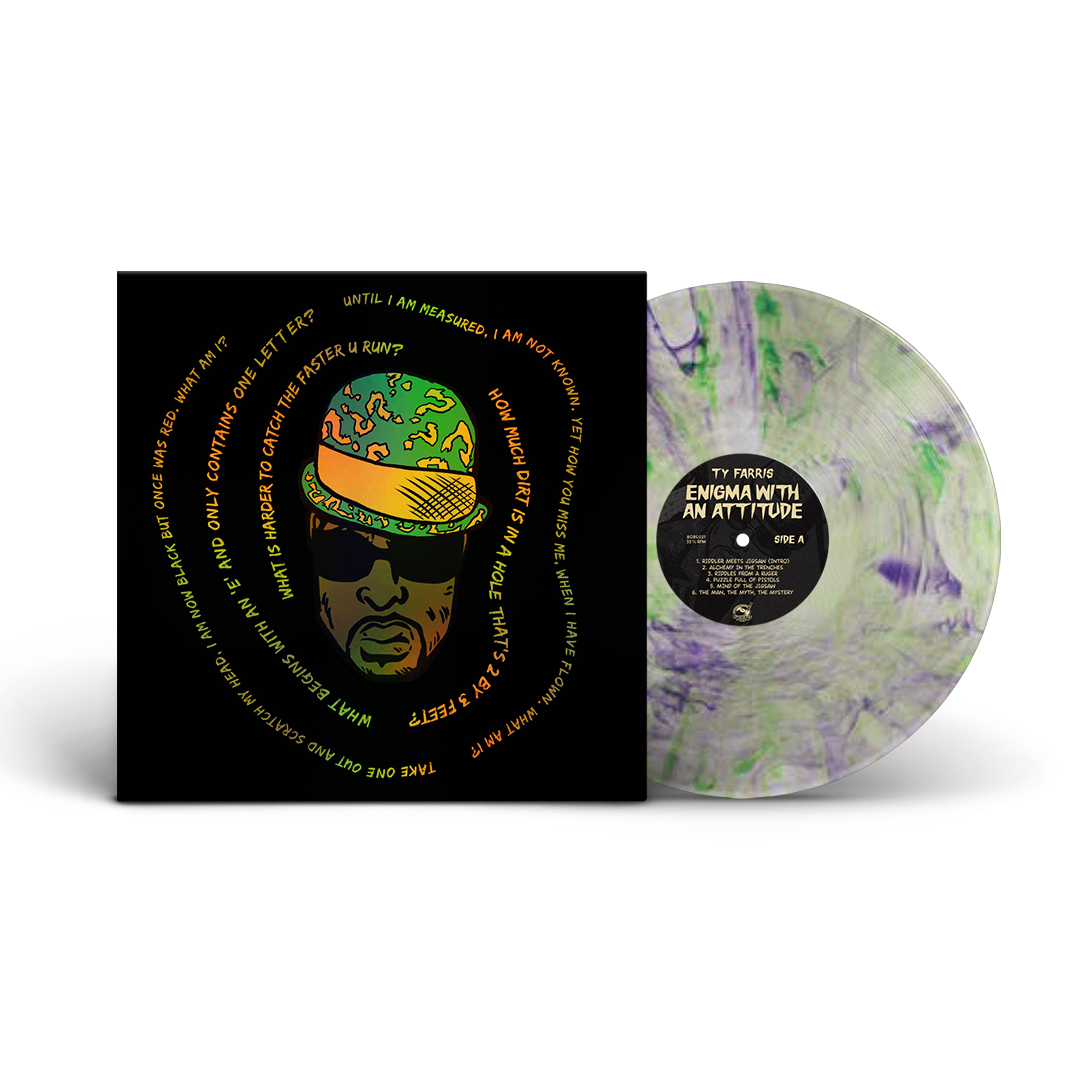 Ty Farris - Enigma With An Attitude (The Riddler Rhymes Chrome Foil + Shadow Enigma Vinyl) (VERY LIMITED)