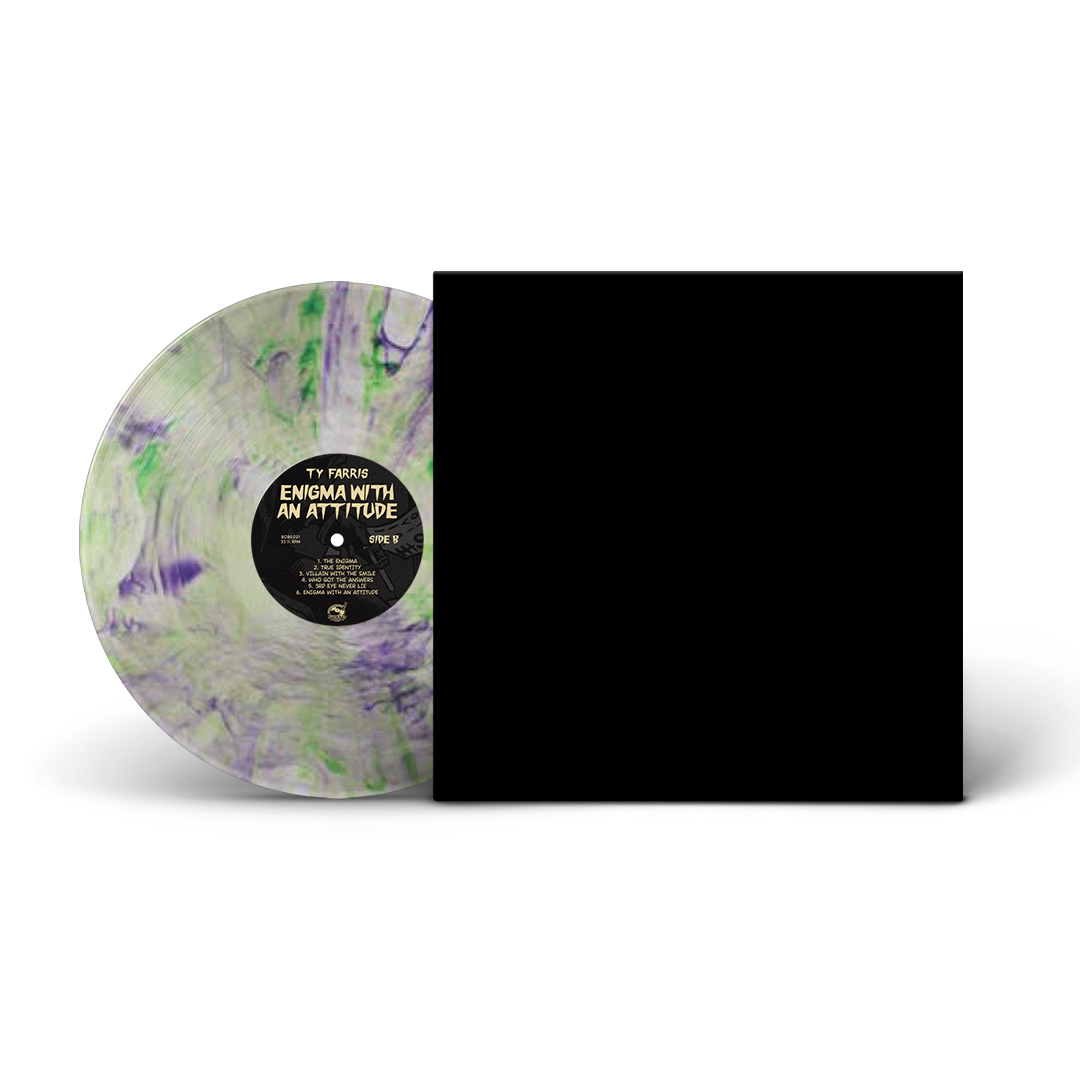 Ty Farris - Enigma With An Attitude (The Riddler Rhymes Chrome Foil + Shadow Enigma Vinyl) (VERY LIMITED)