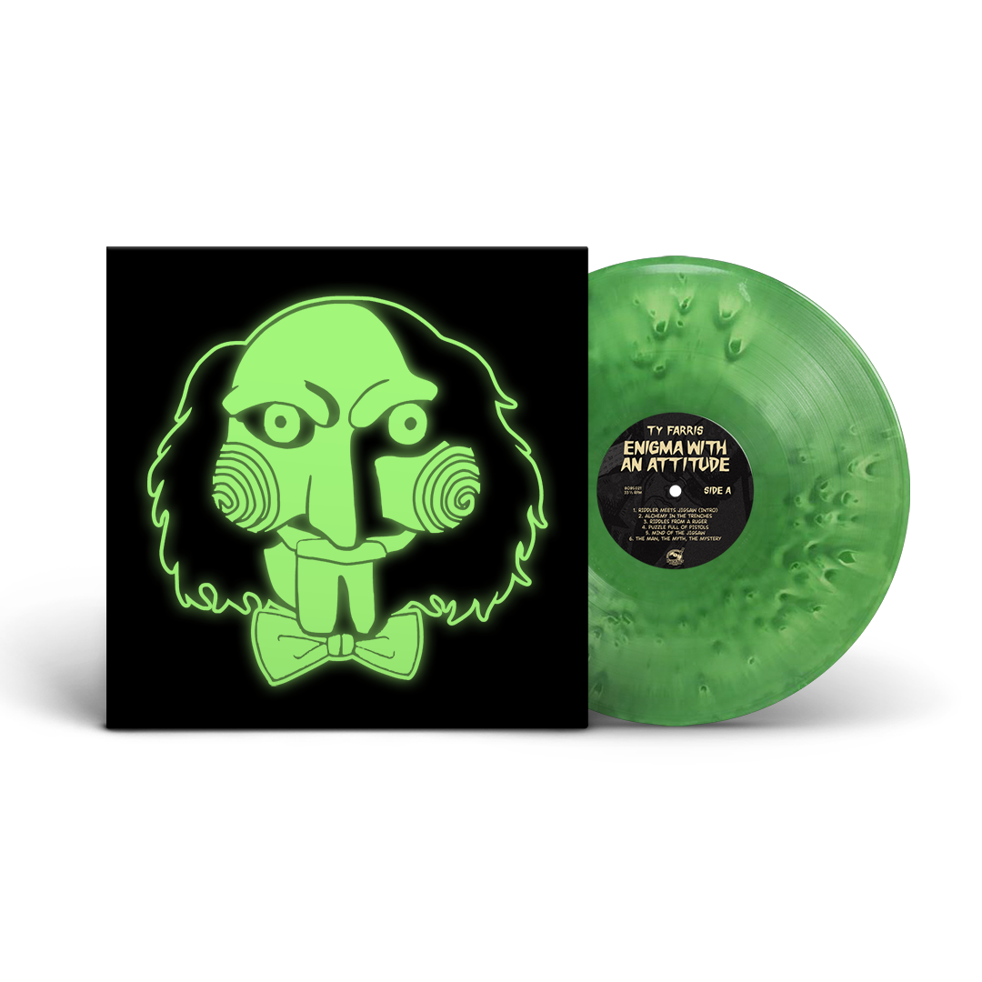 Ty Farris - Enigma With An Attitude (Jigsaw's Revenge Glow In The Dark + Riddler Green Vinyl) (VERY LIMITED)