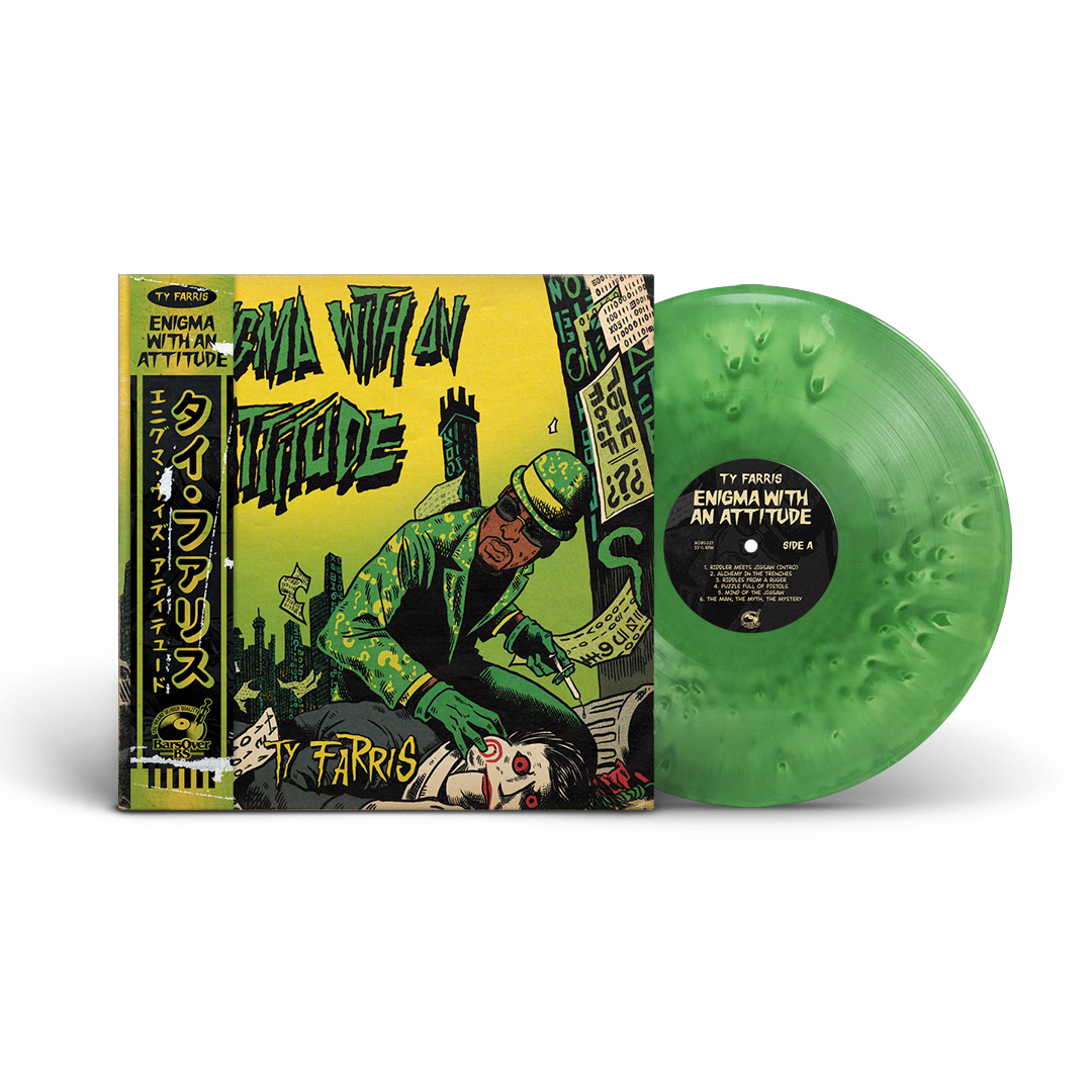 Ty Farris - Enigma With An Attitude (Obi Strip Green Jacket + Riddler Green Vinyl)