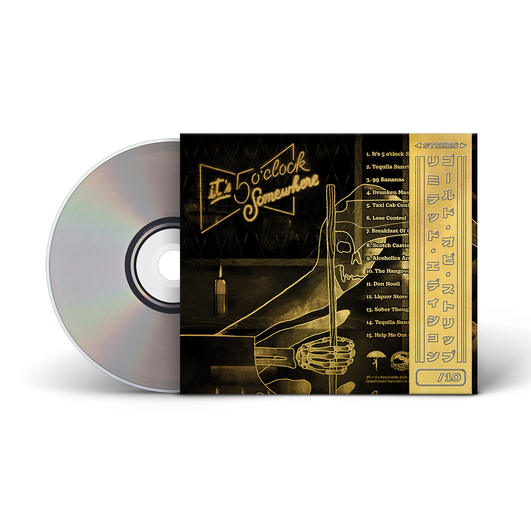 Mickey Diamond - Its 5 O'Clock Somewhere (GOLD BarsOverBS Digipak CD With Obi Strip) (ONE PER PERSON/HOUSEHOLD) (TRADING CARD INCLUDED)