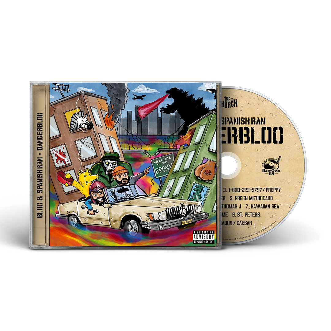 Bloo Azul x Spanish Ran - Danger Bloo (Jewel Case CD) (Glass Mastered CD) (VERY LIMITED) (PART 1 OF DROP)