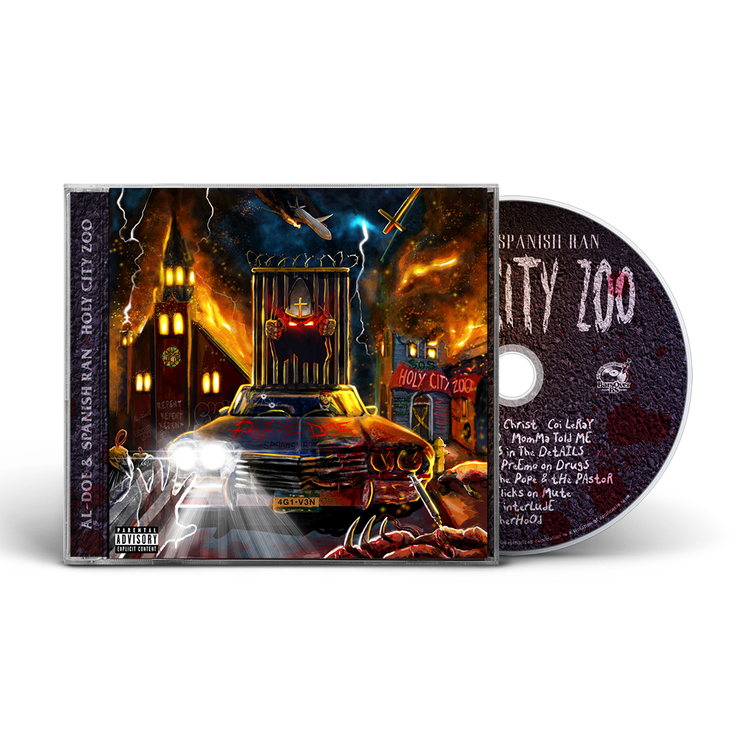 Al Doe x Spanish Ran - Holy City Zoo (Jewel Case CD) (Glass Mastered CD)