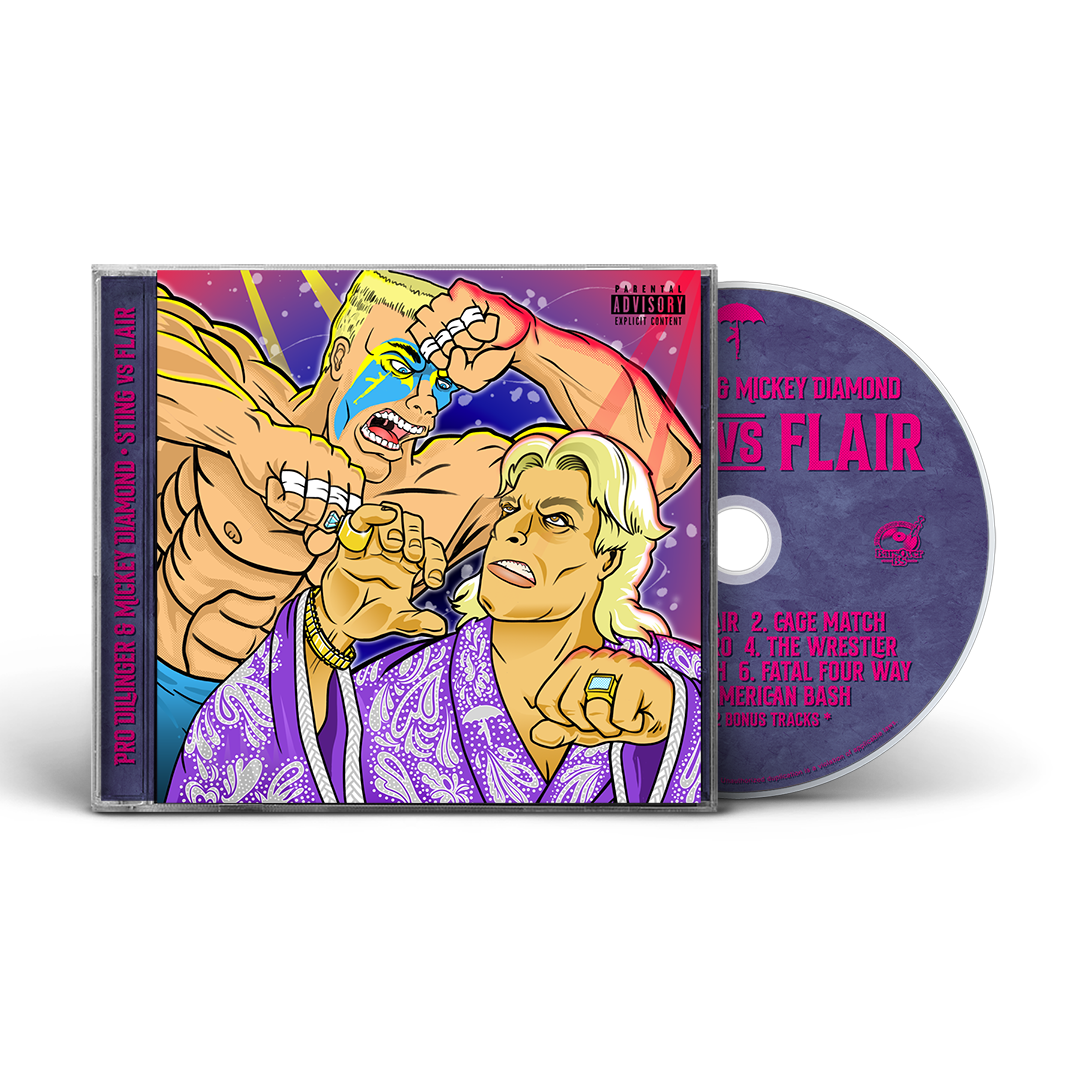 Pro Dillinger x Mickey Diamond - Sting Vs Flair 2nd Edition (Jewel Case CD + Handheld Game O-Card)