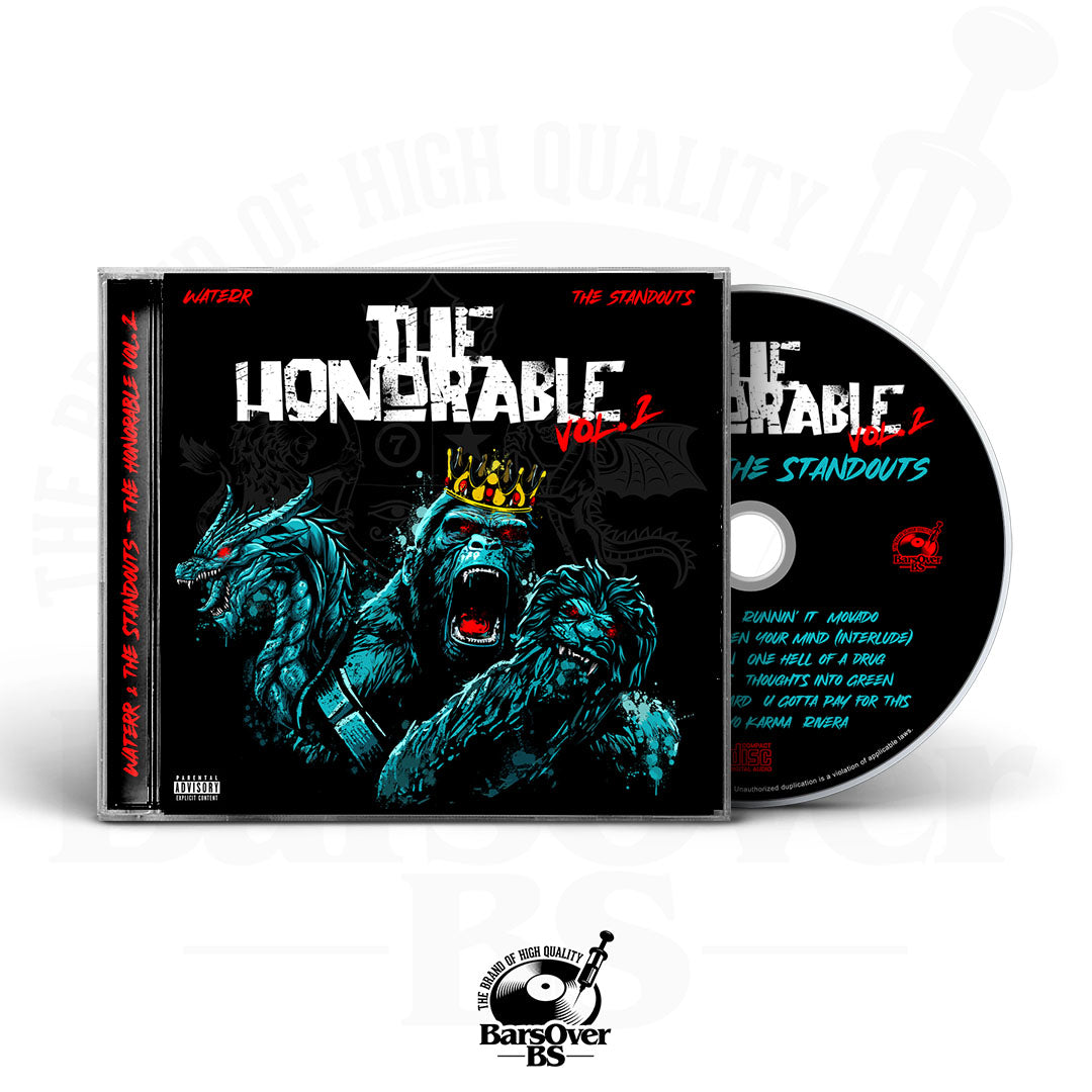 WateRR x The Standouts - The Honorable Volume 2 (Jewel Case CD)