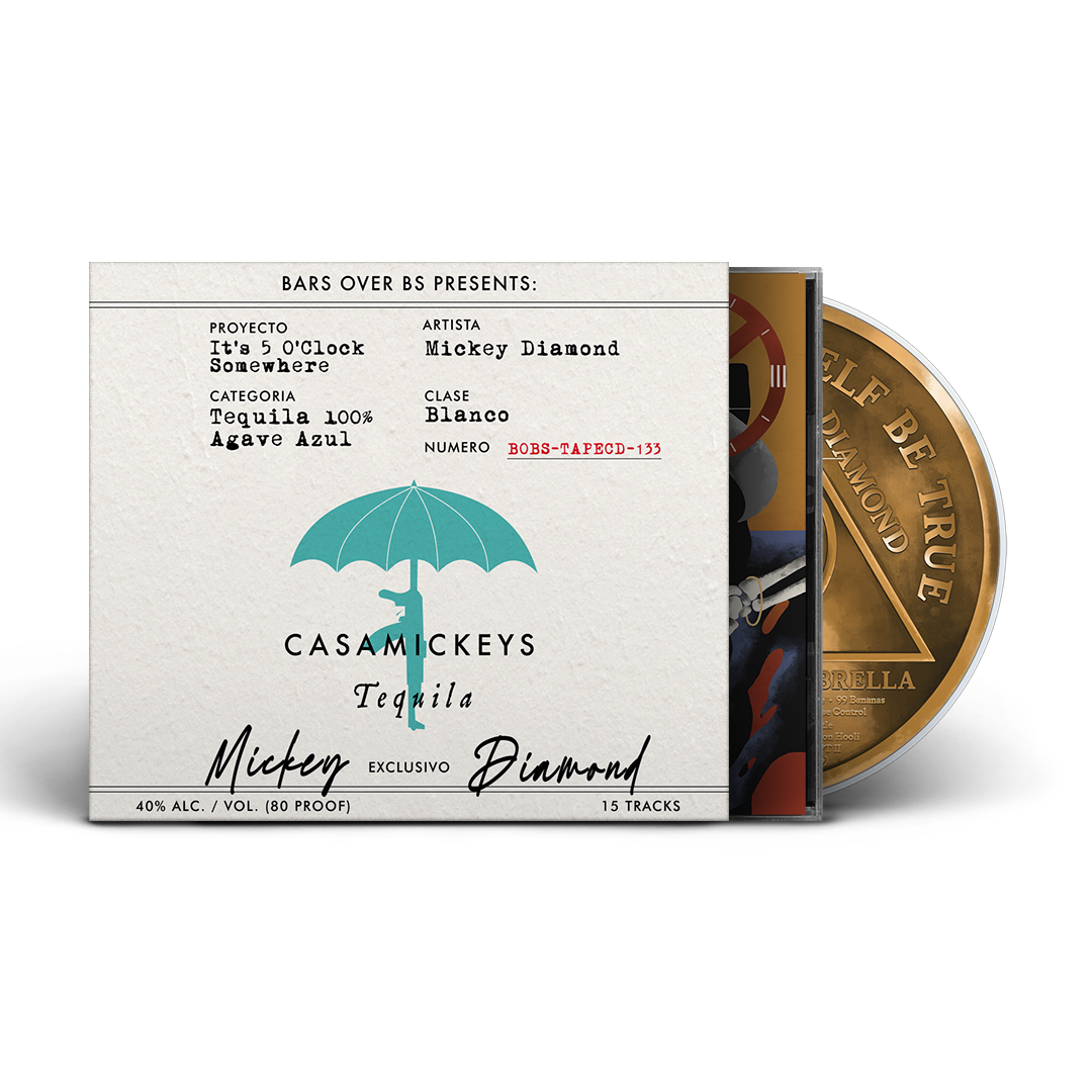 Mickey Diamond - Its 5 O'Clock Somewhere (Jewel Case With Blanco O-Card) (USA CUSTOMERS ONLY) (ONLY AVAILABLE FOR 5 MINUTES)