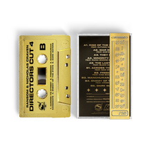 Load image into Gallery viewer, Ransom x Nicholas Craven - Directors Cut 4 (GOLD BarsOverBS Cassette Tape With Obi Strip) (ONE PER CUSTOMER)
