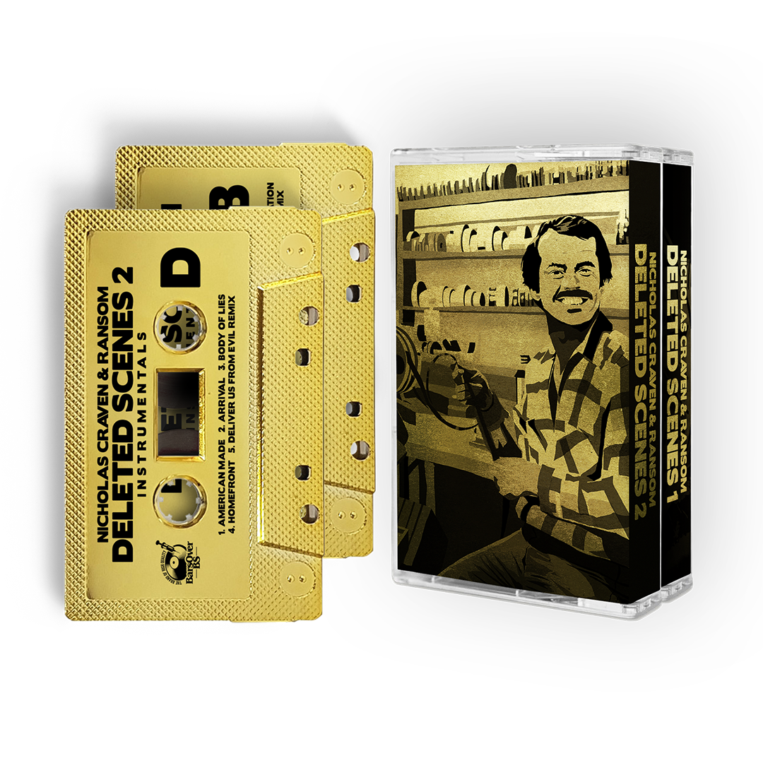 Ransom x Nicholas Craven - Deleted Scenes 1 & 2 (Gold BarsOverBS Double Cassette Tape) (Instrumentals Included) (ONE PER PERSON)