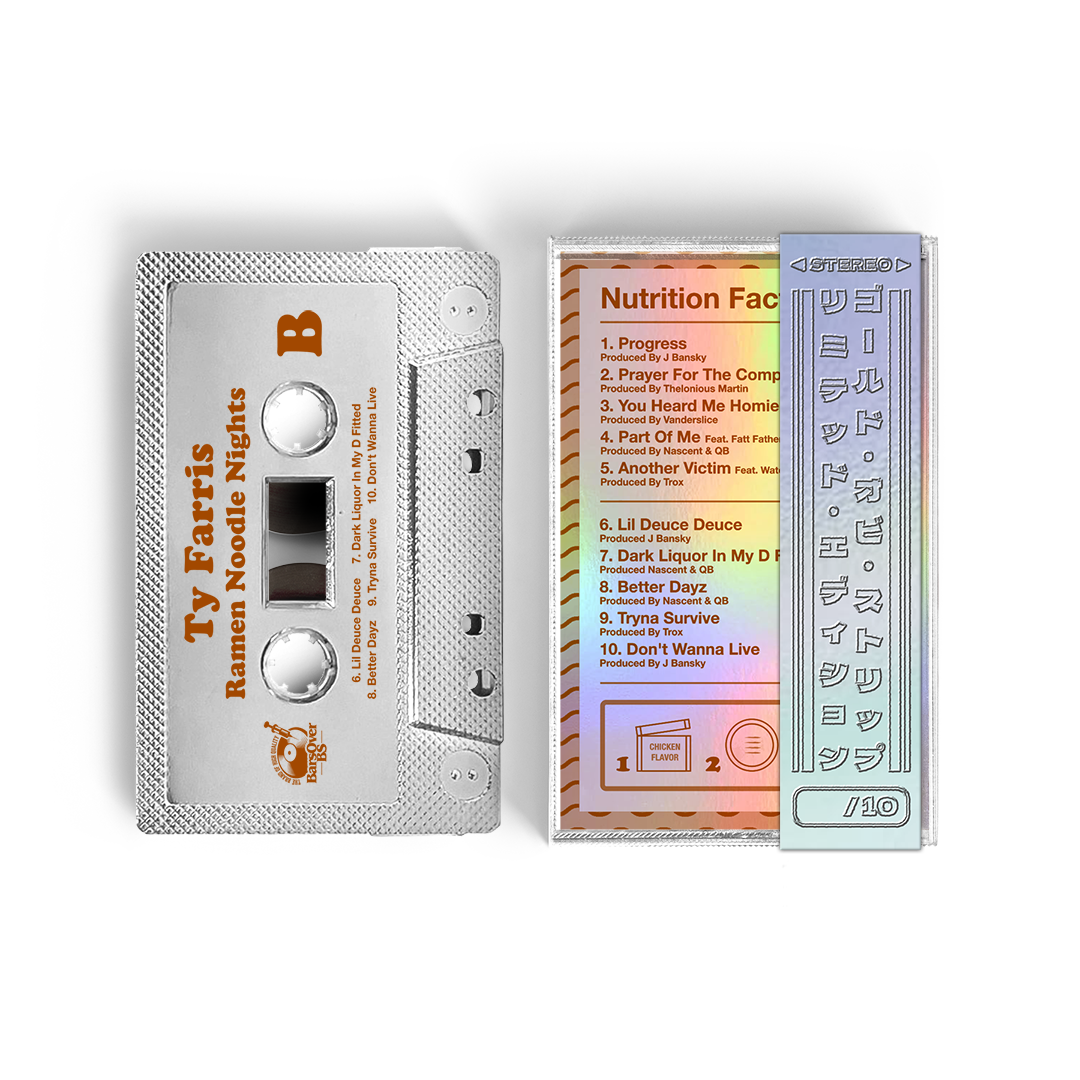 Ty Farris - Ramen Noodle Nights (Retro Holographic Tape) (ONE PER PERSON/HOUSEHOLD)