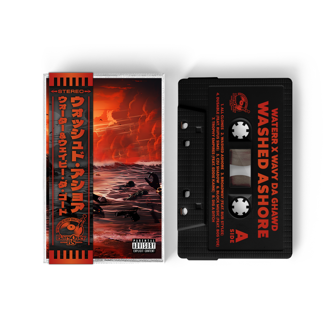 WateRR x Wavy Da Ghawd - Washed Ashore (Cassette Tape With Obi Strip)