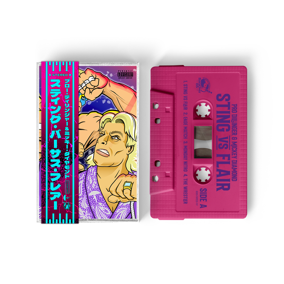 Pro Dillinger x Mickey Diamond - Sting Vs Flair 2nd Edition (Cassette Tape With Obi Strip) (Very Limited)