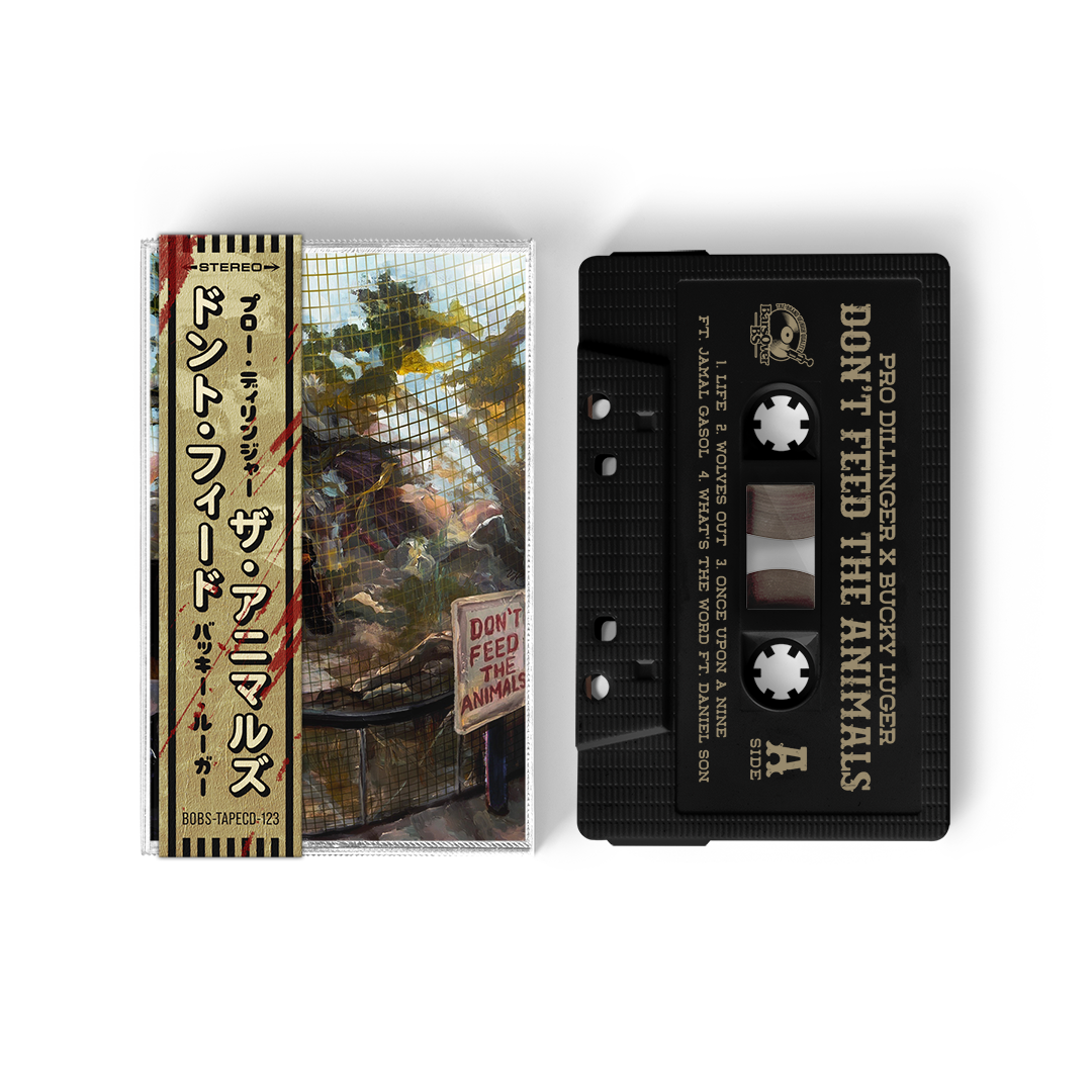 Pro Dillinger x Bucky Luger - Don't Feed The Animals (Cassette Tape With Obi Strip)