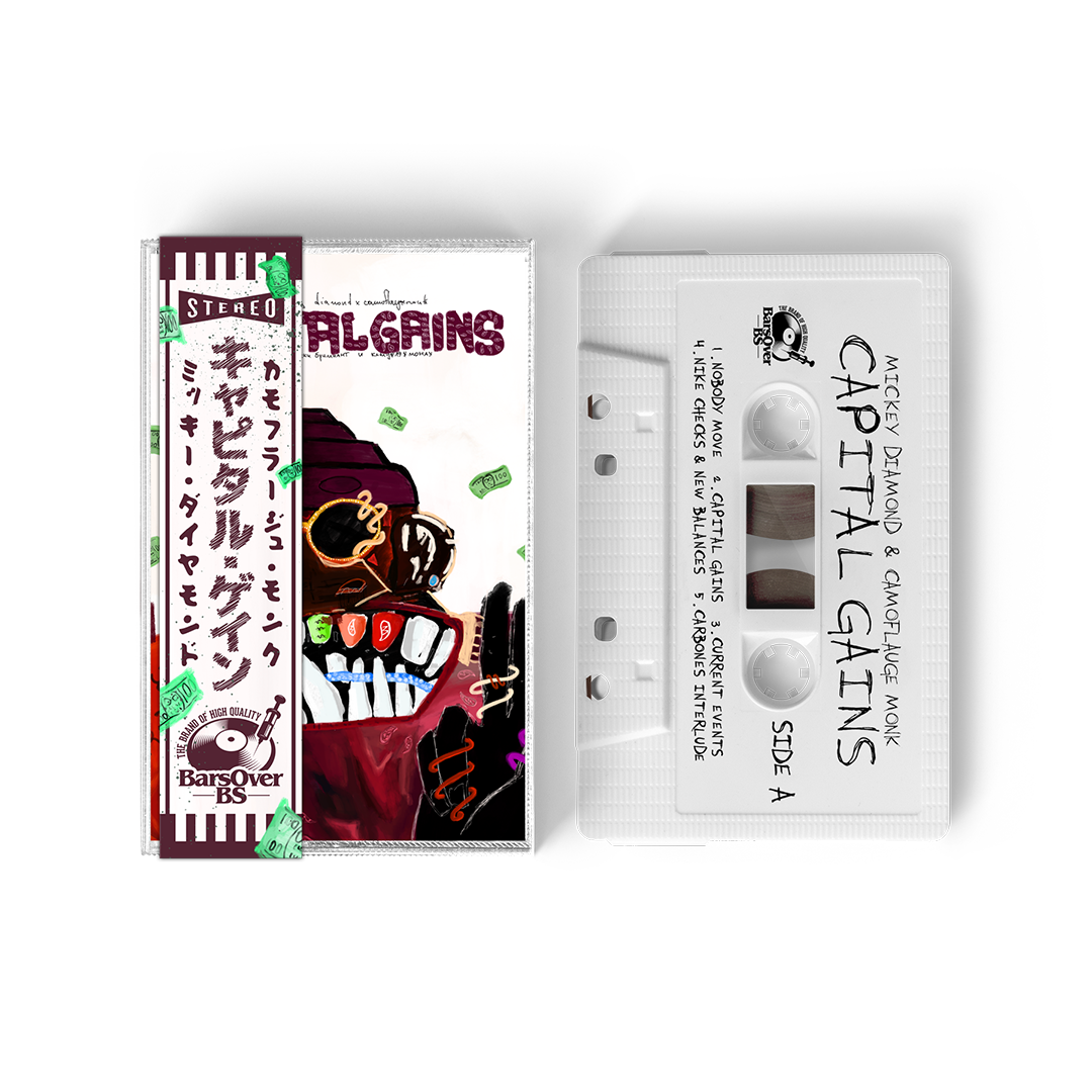 Mickey Diamond x Camoflauge Monk - Capital Gains (Cassette Tape With Obi Strip) (VERY LIMITED)