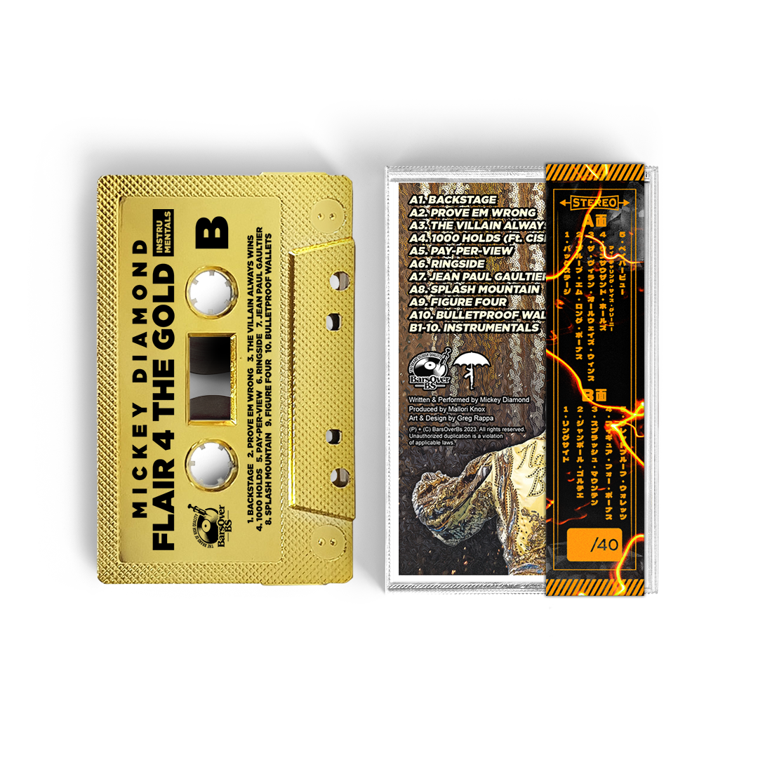 Mickey Diamond - Flair 4 The Gold (Cassette Tape With Obi Strip) (Instrumentals Included) (Exclusive Gold Tape Edition)