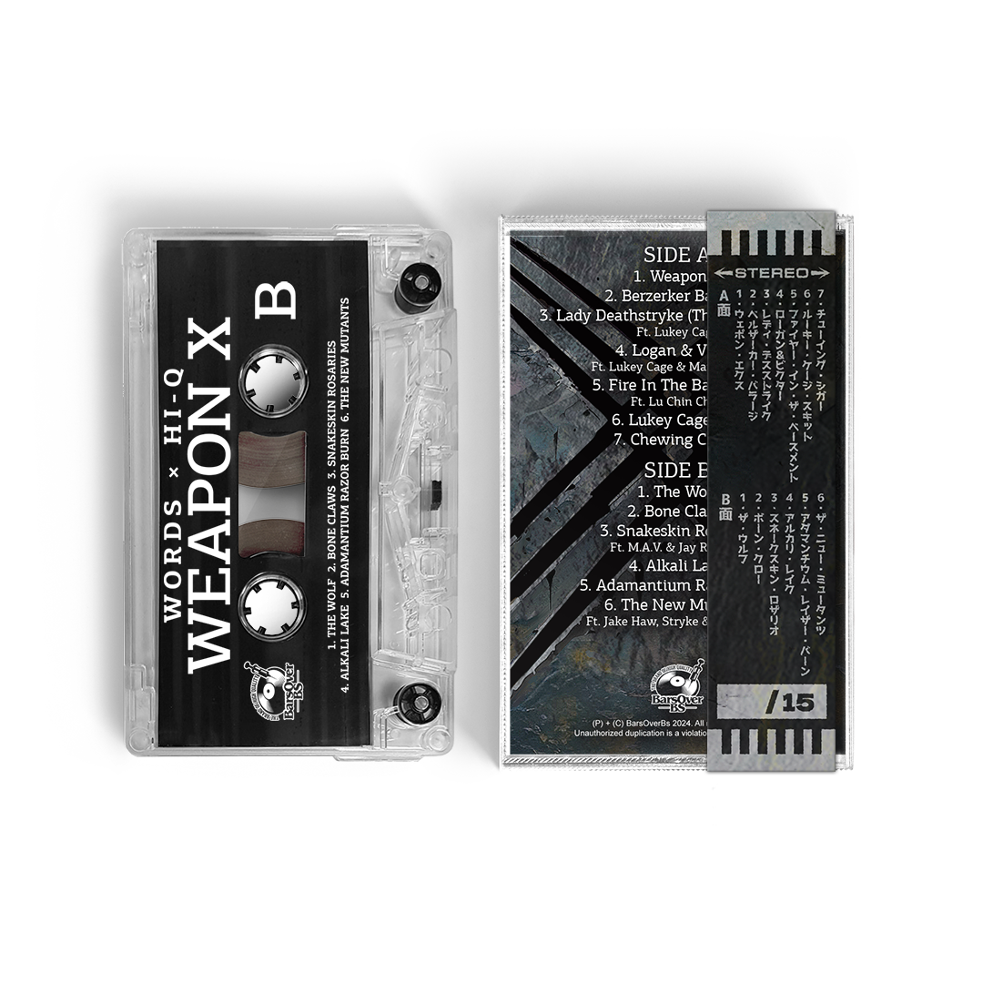 Words x Hi-Q - Weapon X (Cassette Tape With Obi Strip) (VERY LIMITED)