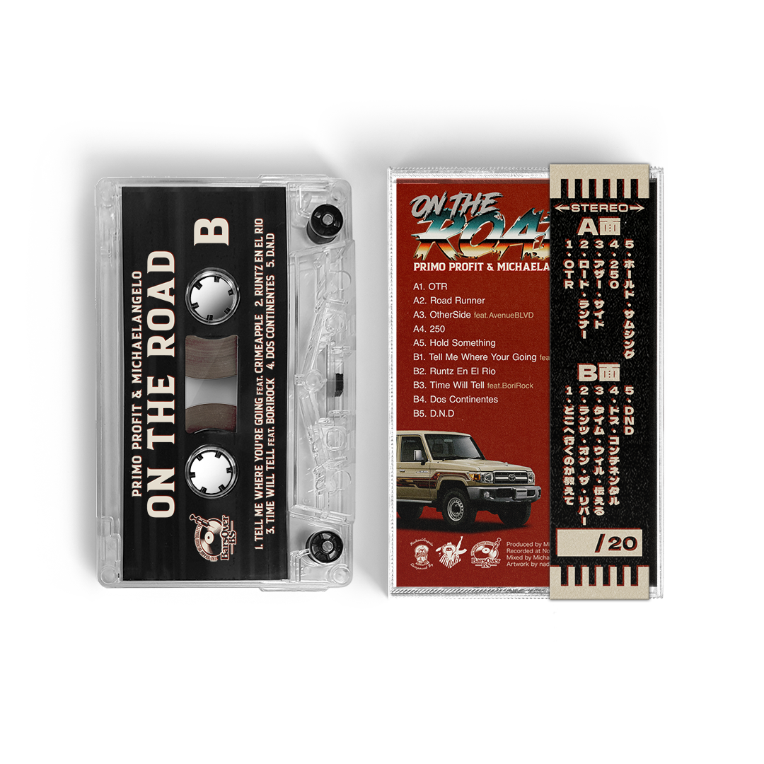 Primo Profit x Michaelangelo - On The Road (Cassette Tape With Obi Strip)