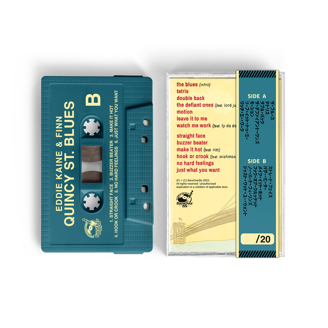 Eddie Kaine x Finn - Quincy St Blues (Cassette Tape With Obi Strip) Very Limited!