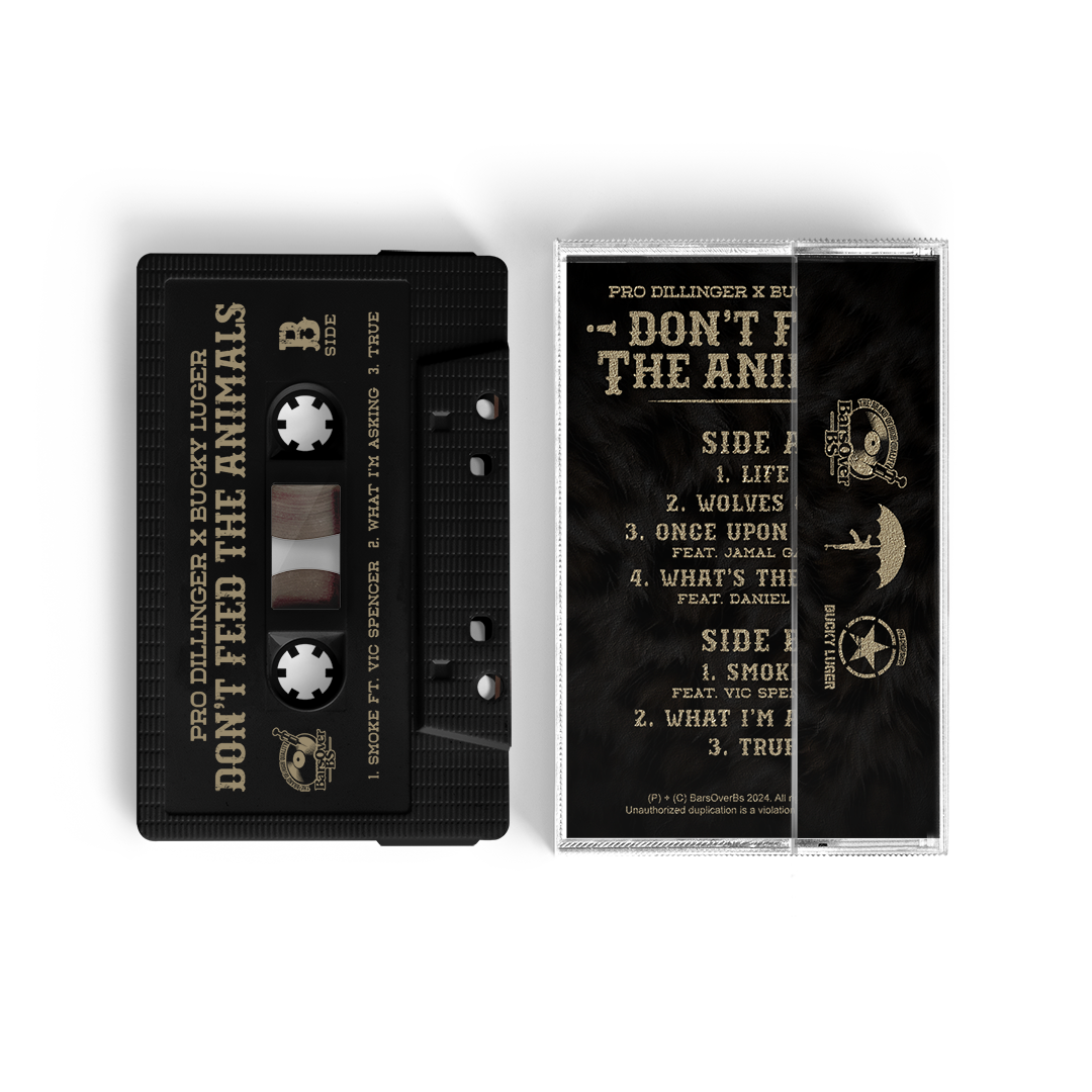 Pro Dillinger x Bucky Luger - Don't Feed The Animals (Cassette Tape)