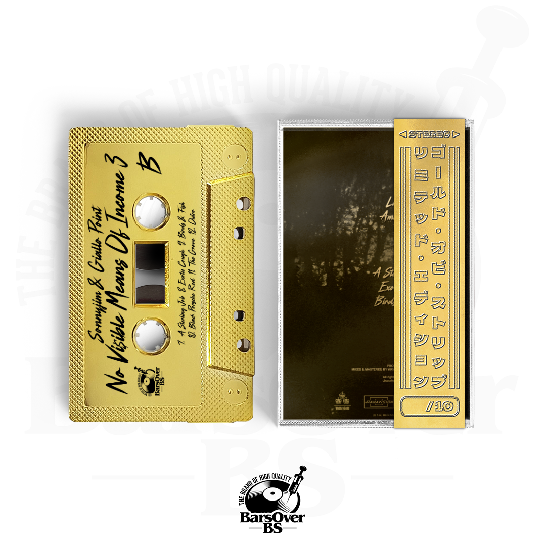 Sonny Jim x Giallo Point - No Vi$ible Means Of Income 3 (Gold BarsOverBS Tape) (ONE PER PERSON/HOUSEHOLD)