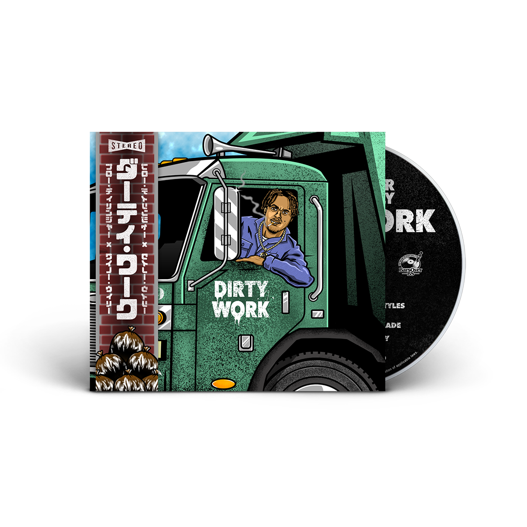 Pro Dillinger x Wino Willy - Dirty Work (Digipak 6 Page Panel CD With Obi Strip) (1ST 30 Orders Come With Collectors Card)