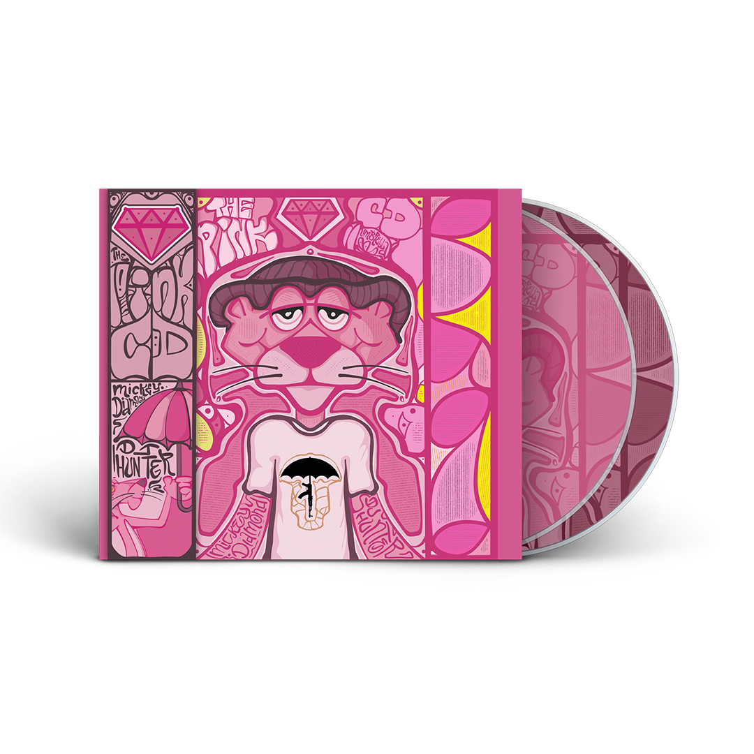 Mickey Diamond x Dj Hunter - The Pink Mixtape CD (Double Disc Digipak Pecue Design)